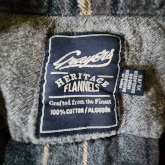 Grayers Heavy Flannel Shirt XL - Picture 2 of 3